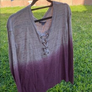 Cute American eagle top with fancy front top part